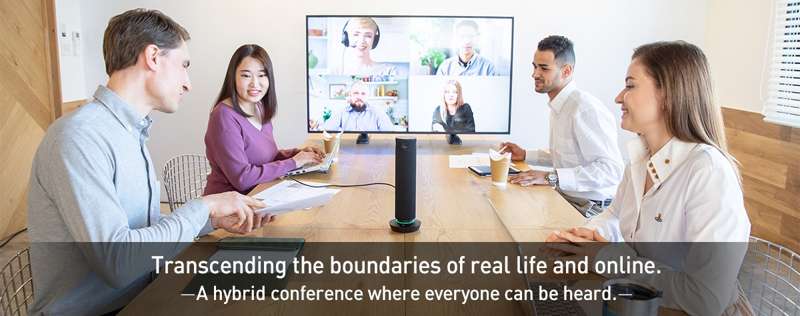 Panasonic TY-CSP1 All-in-one Web Conferencing System with 360-degree Camera, Mic and Speakers