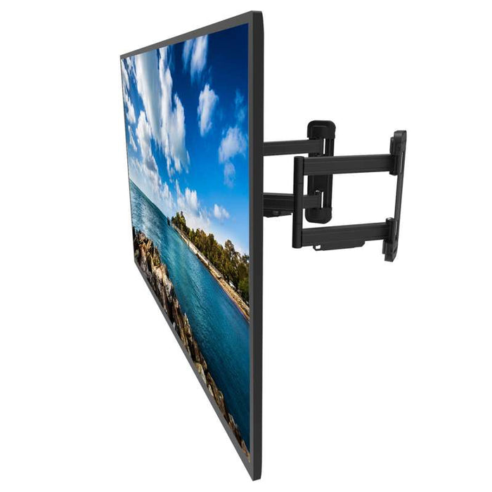 Kanto Full Motion Corner TV Mount for 37-inch to 70-inch TVs - Black