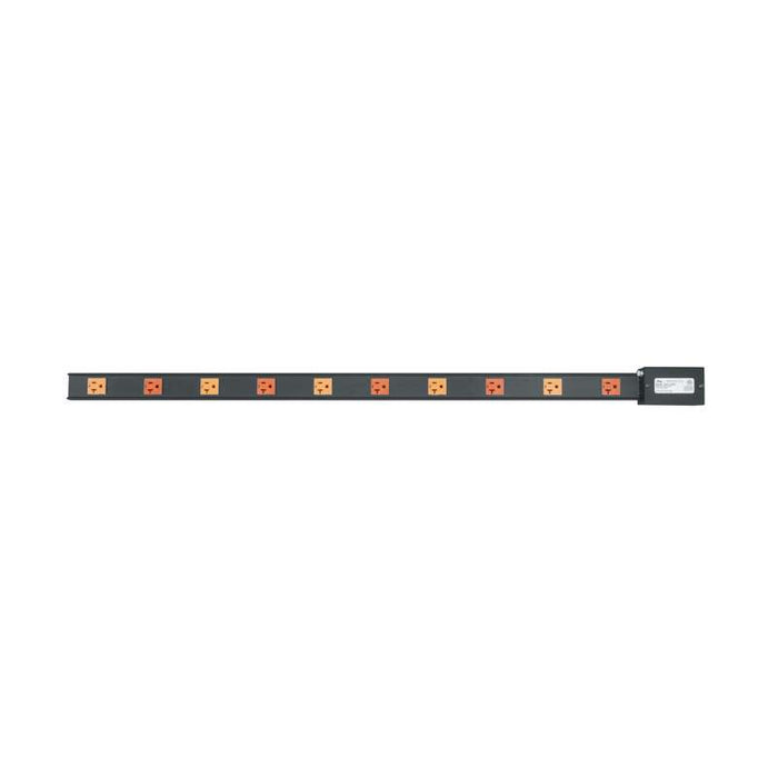 Middle Atlantic PDT Low Profile Vertical Power Strip with Dual Circuit, 10 Outlet, 20A Hardwired