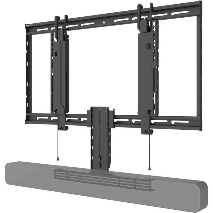 Peerless-AV ACC-STSVCB Mounting Bar for Video Conference Equipment, Display, Sound Bar Speaker - Black - TAA Compliant