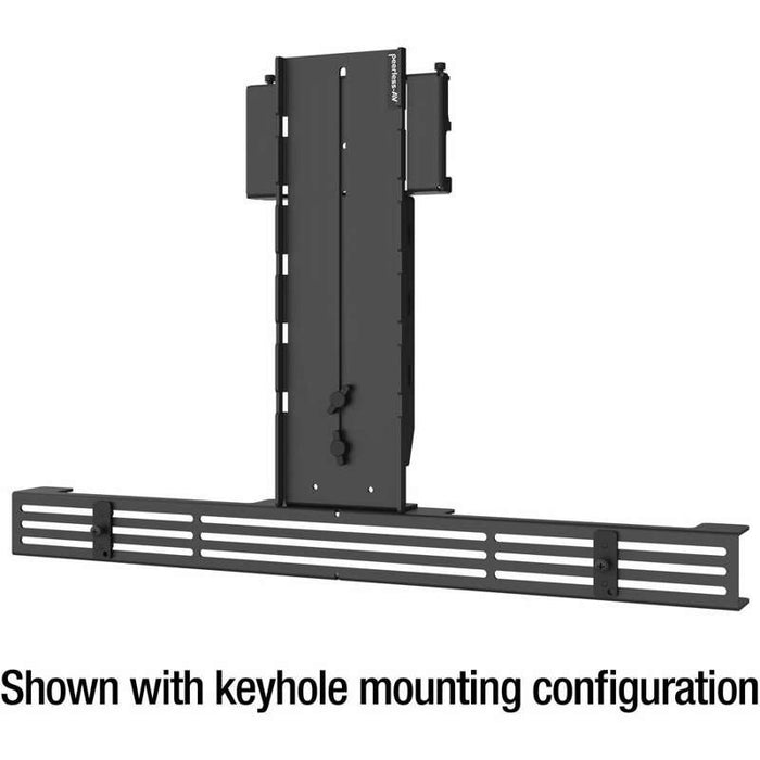 Peerless-AV ACC-STSVCB Mounting Bar for Video Conference Equipment, Display, Sound Bar Speaker - Black - TAA Compliant
