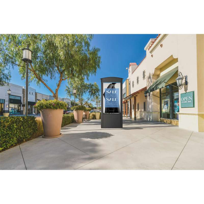 Peerless-AV Smart City Kiosk with 55" Xtreme High Bright Outdoor Display