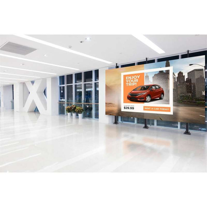 Peerless-AV SEAMLESS Connect Universal dvLED Floor-to-Ceiling Mount for 27" Displays up to 610mm Wide in a 4x4 Configuration