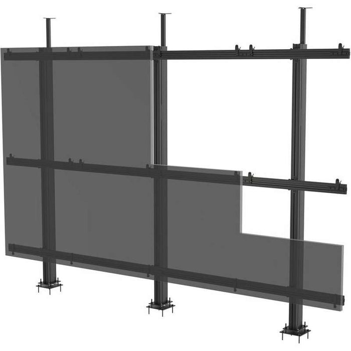 Peerless-AV SEAMLESS Connect Universal dvLED Floor-to-Ceiling Mount for 27" Displays up to 610mm Wide in a 4x4 Configuration