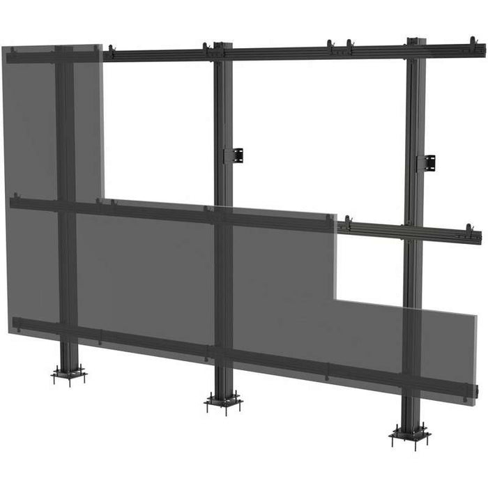 Peerless-AV SEAMLESS Connect Universal dvLED Floor-to-Wall Mount for 27" Displays up to 610mm Wide in a 4x4 Configuration