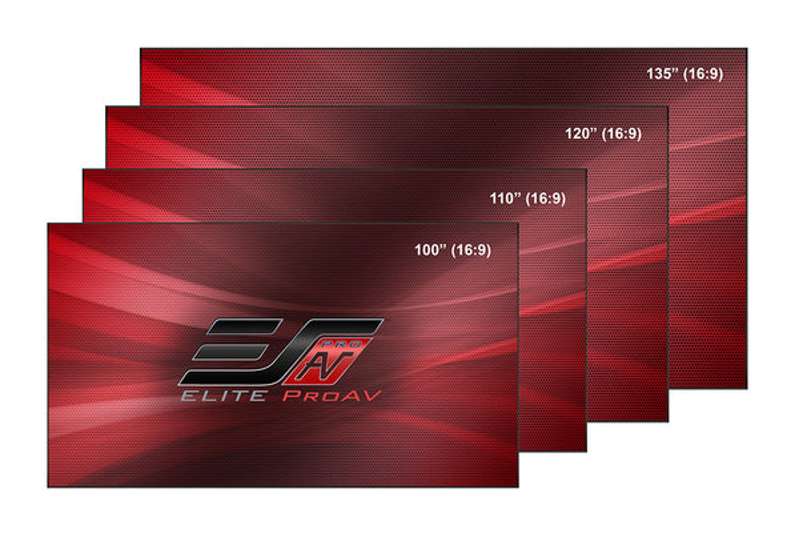 Elite Pro Frame Thin Series 100 Inch Diagonal Fixed Frame Screen