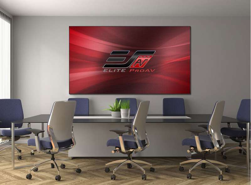 Elite Pro Frame Thin Series,120 inch Diag. 16:9 Fixed Frame Screen, ChromaWhite ISF Material