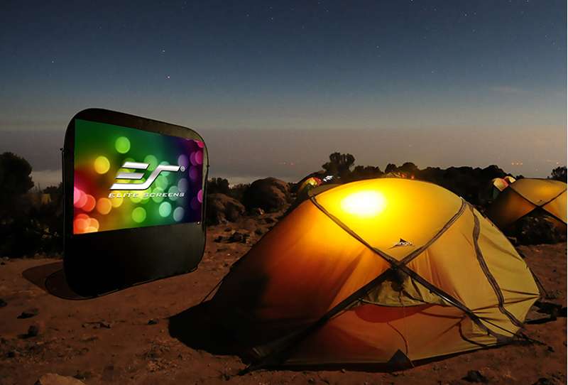 Elite Pop-Up Cinema Series 92 Inch Diagonal Portable Screen