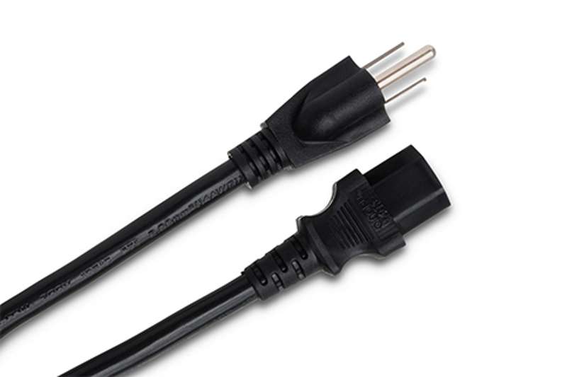 Hosa Technology Power Cord 14 AWG, IEC C13 to NEMA 5-15P, 50 ft