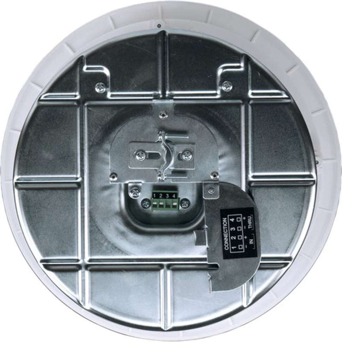 QSC AcousticCoverage 8-Inch 2-Way 80W Ceiling-Mount Loudspeaker, White, Pair