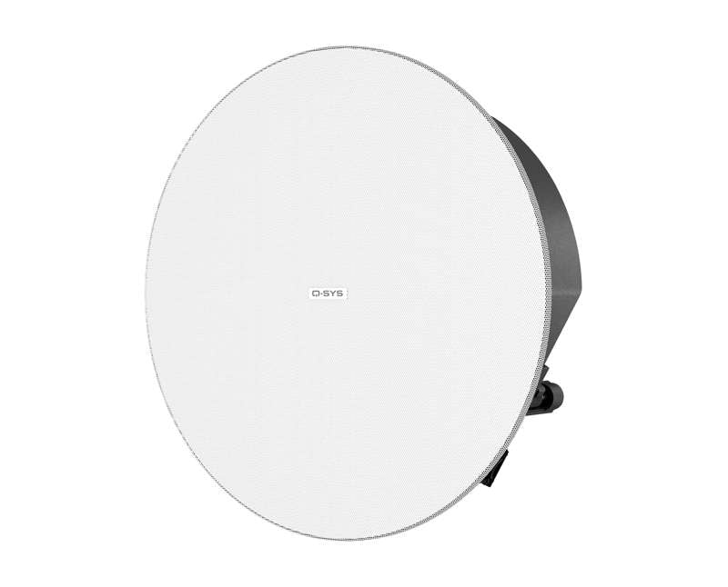 QSC AcousticDesign 6.5-inch Low-Profile Ceiling Loudspeaker, Pair, White