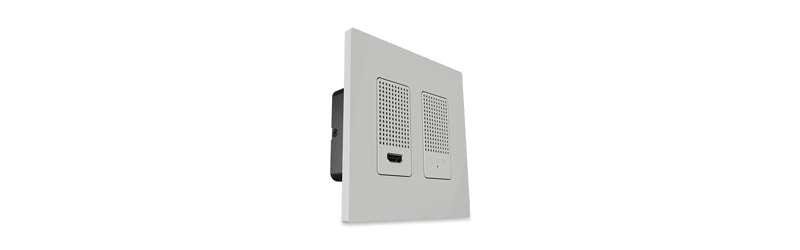 QSC Q-SYS Single-Channel HDMI In-Wall Network Video Encoder, White