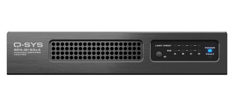 QSC SPA-Qf 60x4 Four-Channel Networked Amplifier