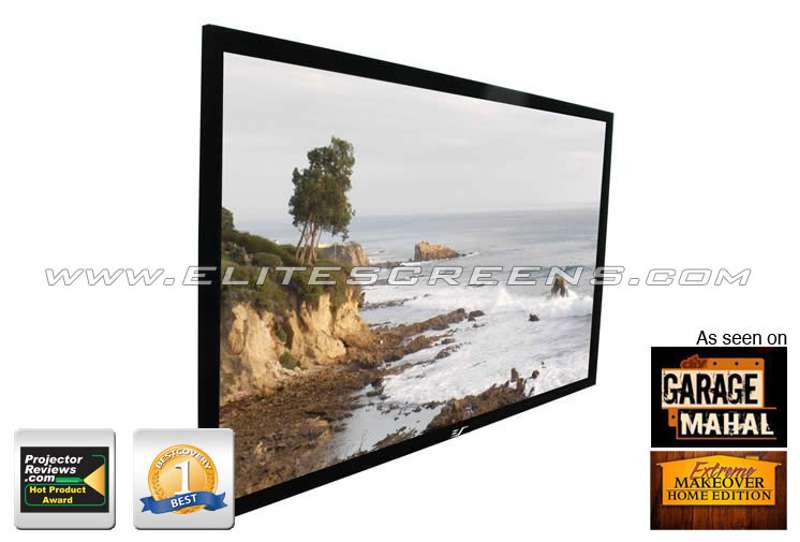 Elite ezFrame2 Series 135 Inch Diagonal Fixed Frame Screen