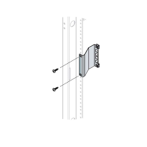 Middle Atlantic 2 RU Rackrail Recessor, 3 Inches Deep