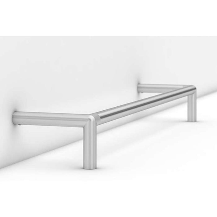 Salamander Designs ADA Rail System One, 84 in, Front Rail, Satin Stainless