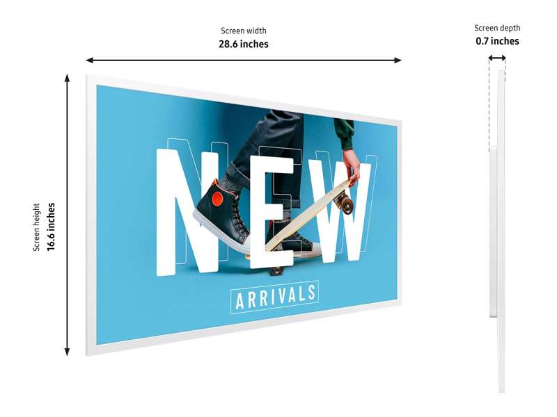Samsung 32" EMDX Series Color E-Paper QHD Smart Signage