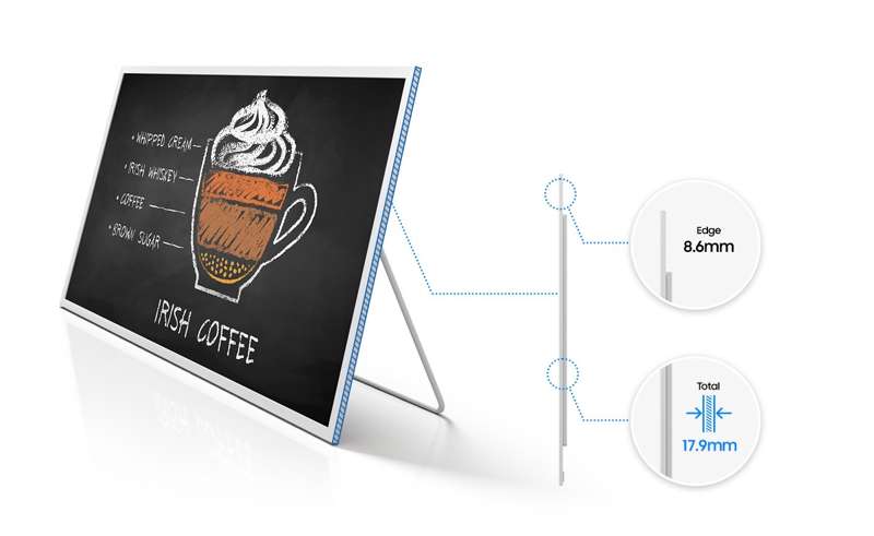 Samsung 32" EMDX Series Color E-Paper QHD Smart Signage
