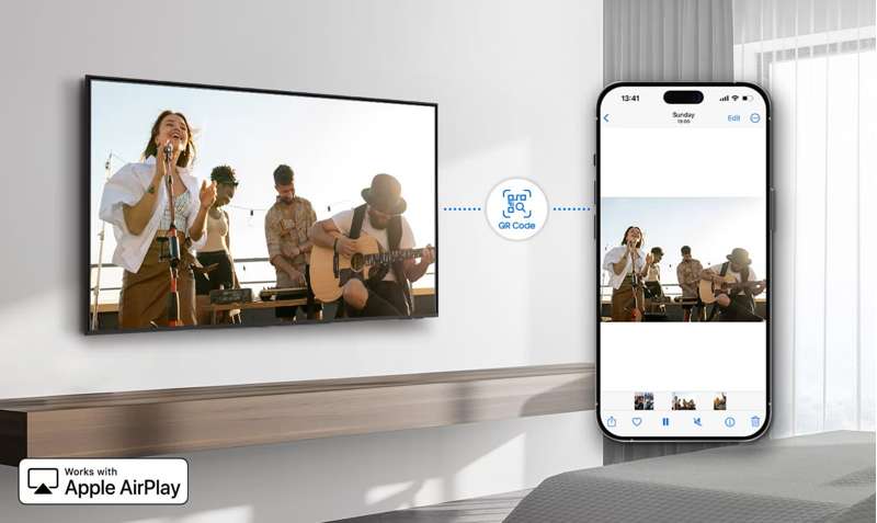 Samsung 55" HU7010F 4K Smart Hospitality TV with Built-In Casting, OTT Streaming & Pro:Idiom Security