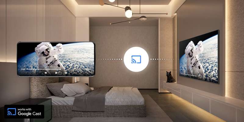 Samsung 55" HU7010F 4K Smart Hospitality TV with Built-In Casting, OTT Streaming & Pro:Idiom Security