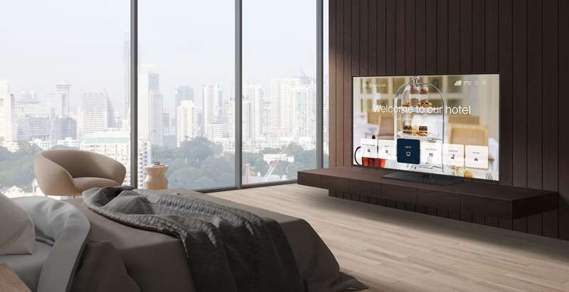Samsung 55" HU7010F 4K Smart Hospitality TV with Built-In Casting, OTT Streaming & Pro:Idiom Security
