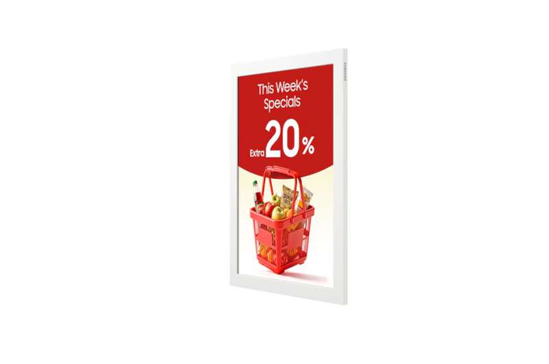 Samsung Color E-Paper EMDX Smart Signage Display