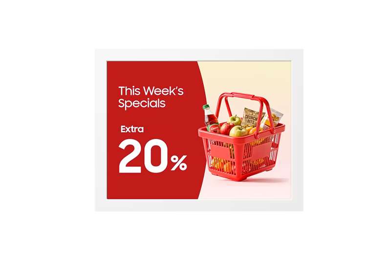 Samsung Color E-Paper EMDX Smart Signage Display