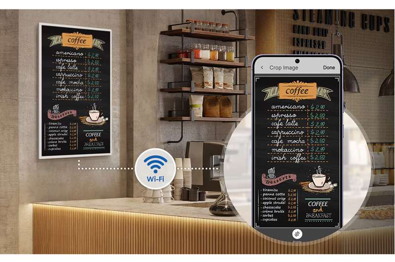 Samsung Color E-Paper EMDX Smart Signage Display