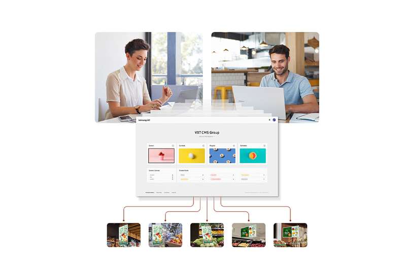 Samsung Color E-Paper EMDX Smart Signage Display