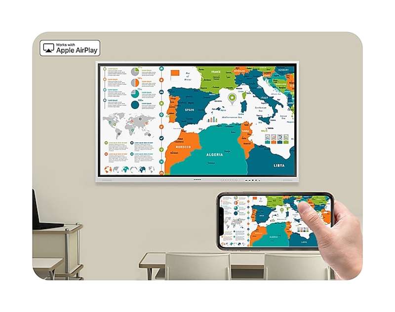 Samsung Flip Pro WM85B 85" 4K UHD Interactive Display