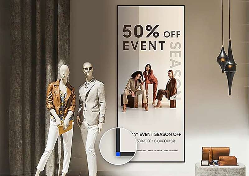 Samsung 5K UHD Signage QPDX-5K Series 105" Ultra-Wide Display