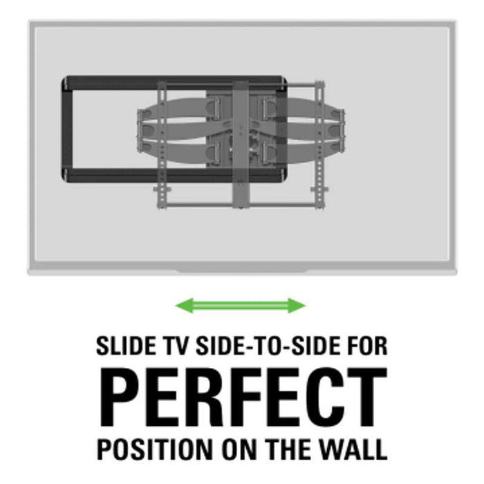 Sanus Full-Motion+ Mount For 46" - 90" flat-panel TVs up 150 lbs.