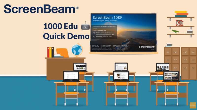 ScreenBeam 1000 EDU Wireless Display Receiver with Classroom Commander