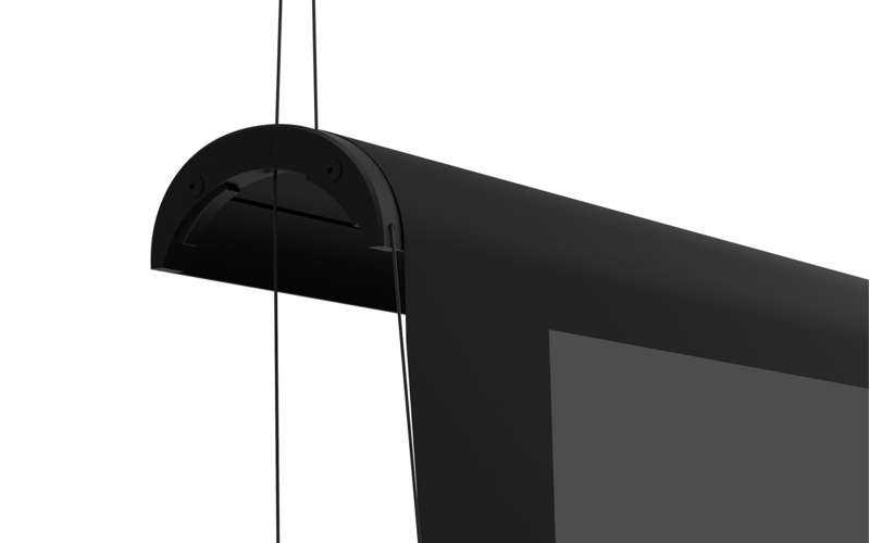 Screen Innovations Zero-G Motorized External Mount Screen, 65'' x 116'' with Pure White Material