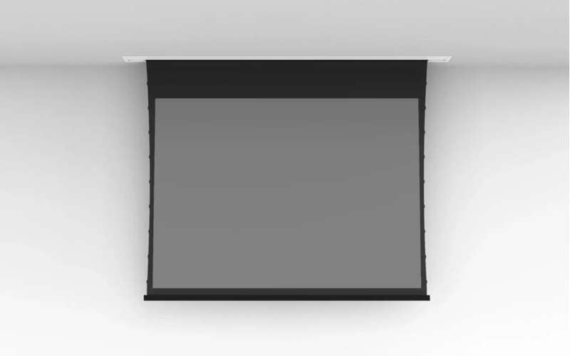 Screen Innovations Solo 3 Indoor Flush Mount Electric Screen, 98'' x 157'' with Pure White AT Material