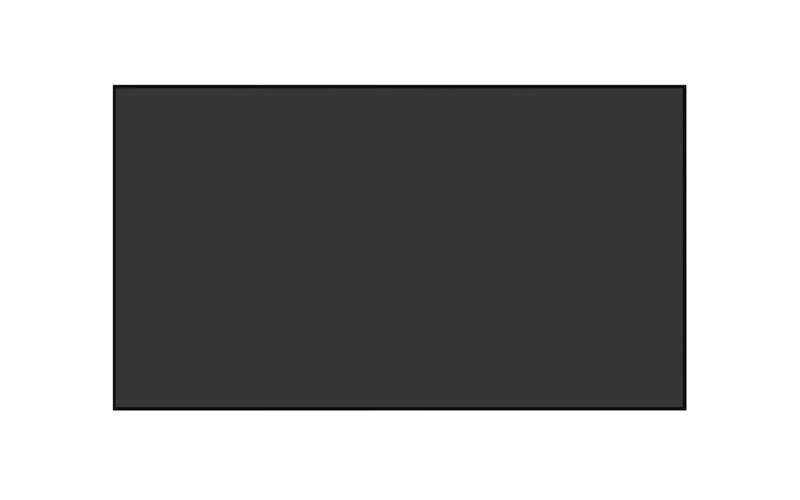 Screen Innovations Zero Edge  Series Frame Screen, 58'' x 93'' with Slate 1.2  Material