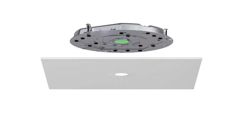 Sennheiser TeamConnect Ceiling Medium (TCC M) Ceiling Tile Microphone, White, 2ft Grid
