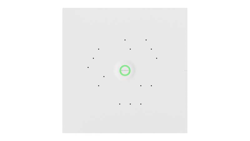Sennheiser TeamConnect Ceiling Medium (TCC M) Ceiling Tile Microphone, White, 2ft Grid