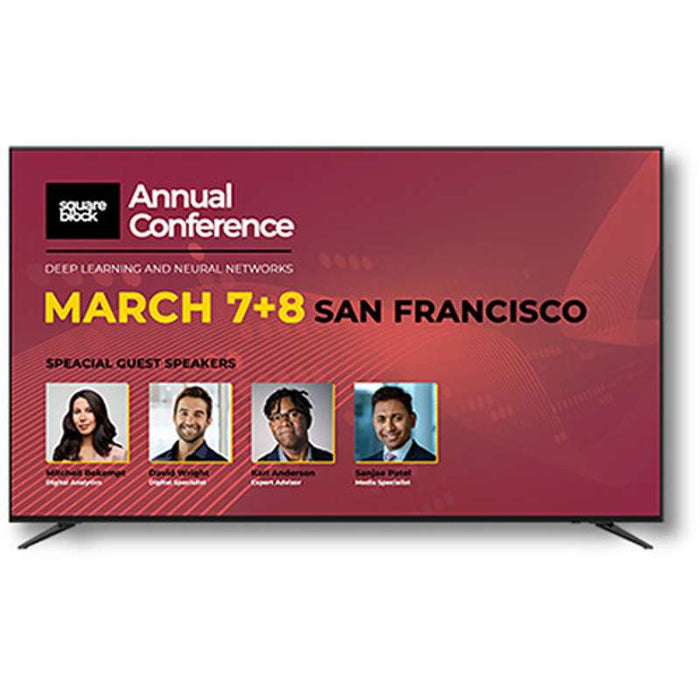 Sharp 4P-B75EJ2U AQUOS 75'' 4K HDR Commercial Display