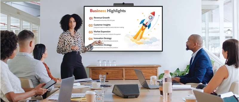 Sharp PN-LB653 AQUOS BOARD 65" EDLA-Certified 4K Touchscreen Collaboration Display
