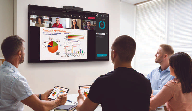Sharp PN-LB653 AQUOS BOARD 65" EDLA-Certified 4K Touchscreen Collaboration Display