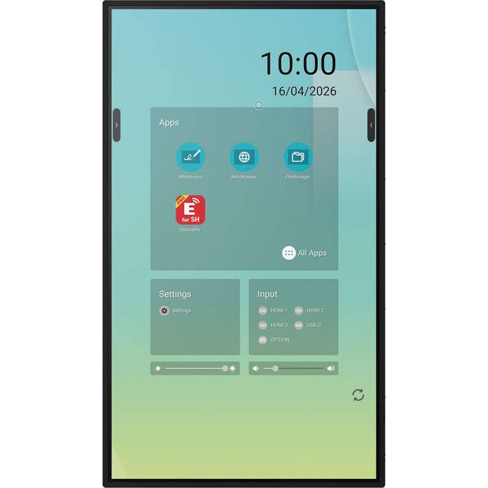 Sharp PN-LB863 AQUOS BOARD 86" EDLA-Certified 4K Touchscreen Collaboration Display
