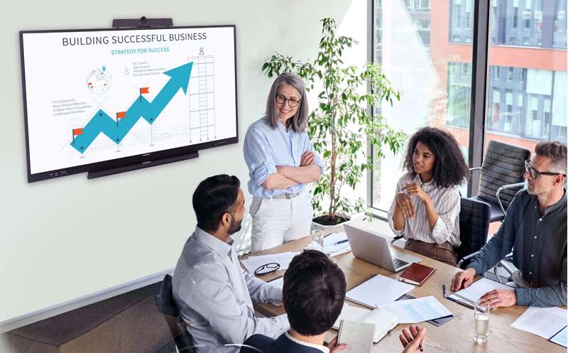Sharp PN-LC752 AQUOS BOARD 75" 4K UHD Collaboration Display
