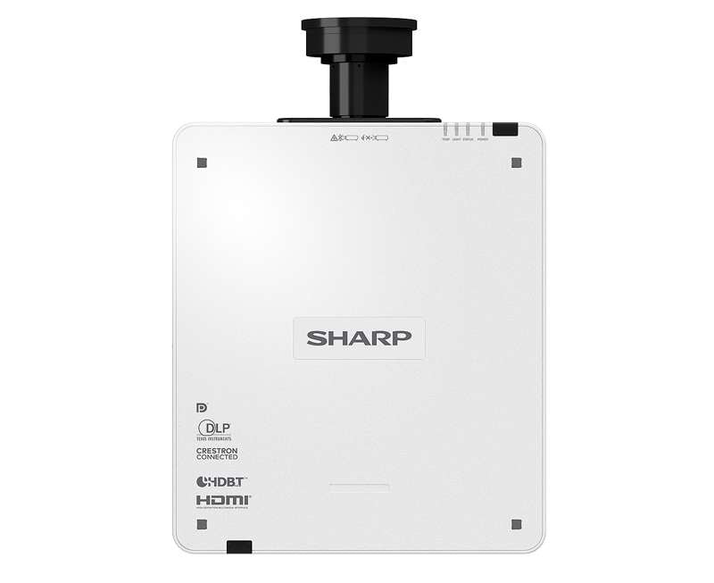 Sharp XP-X141Q 4K UHD 13,500 Lumens Professional Installation Laser Projector, White