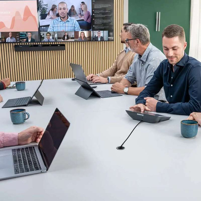Shure IntelliMix Bar Pro Kit All-in-one Video Conference Bar, White