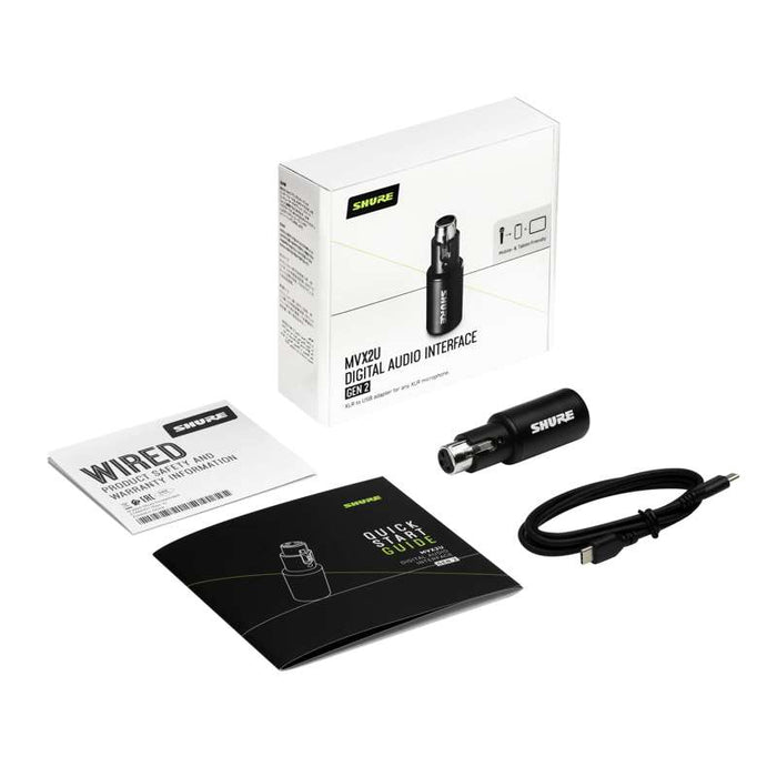 Shure MVX2U Digital Audio Interface (2nd Generation)