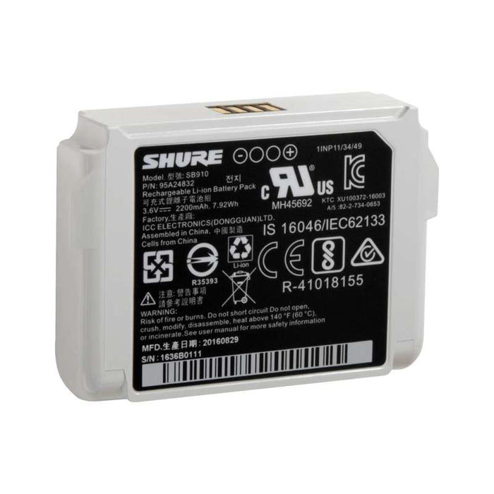 Shure SB910 Lithium-Ion Rechargeable Battery