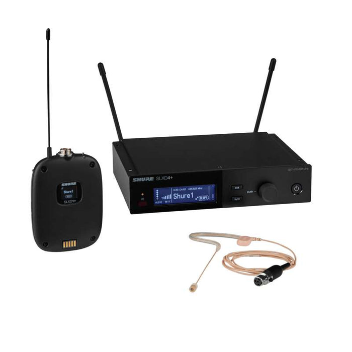 Shure SLXD14+/153T Wireless System with SLXD1 Bodypack and MX153T Earset Microphone  G57 Band
