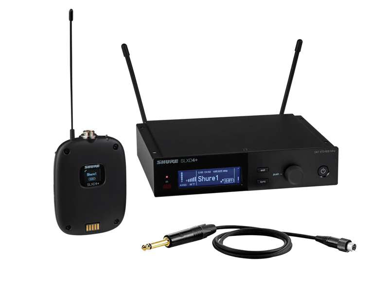 Shure SLXD14+ Wireless System with SLXD1 Bodypack Transmitter  G57 Band