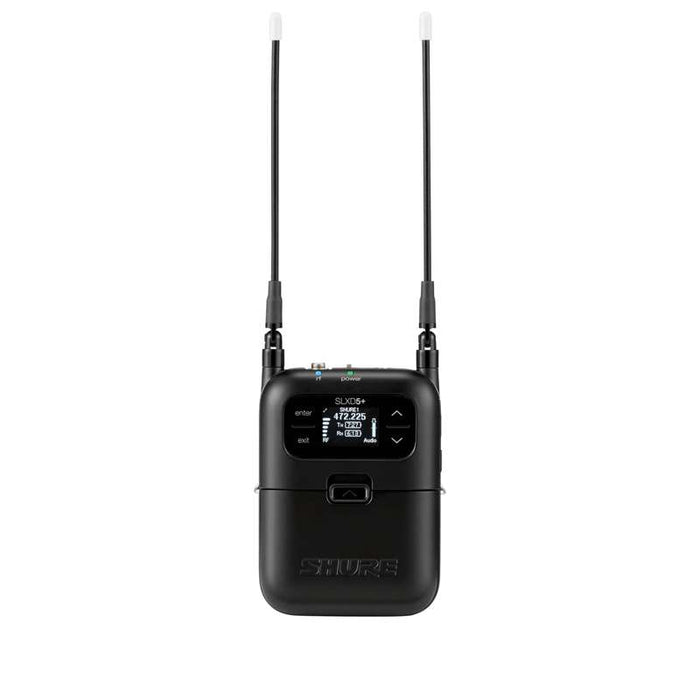 Shure SLXD15+/85M Wireless System with SLXD5 Portable Plug On Transmitter and WL185 Lavalier  G57 Band